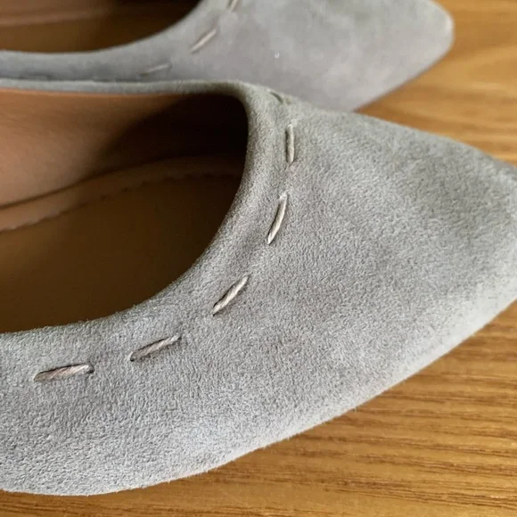 Frye Taupe Suede Flats - Picture 6 of 16
